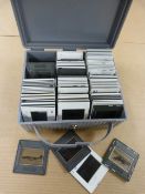 Gloster Aircraft 35mm Slides:A box of over seventy 35mm monochrome slides mounted in plastic with