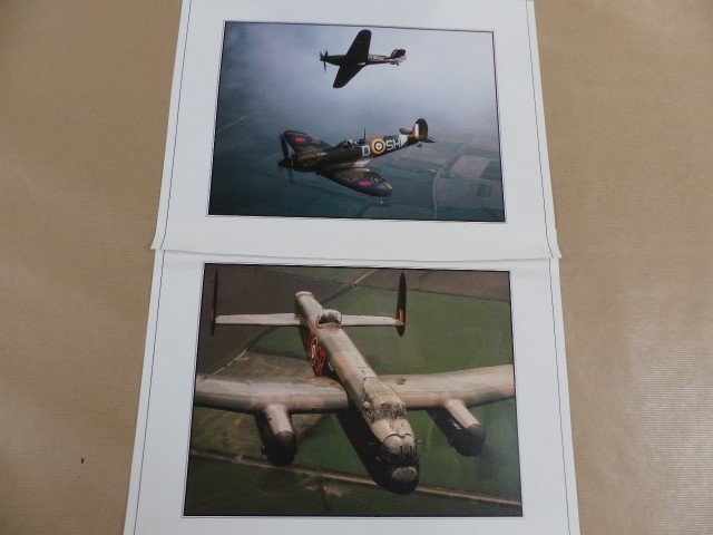 Battle of Britain Memorial Flight Photo Posters: Twelve photographs featuring Lancaster,Spitfire & - Image 6 of 7