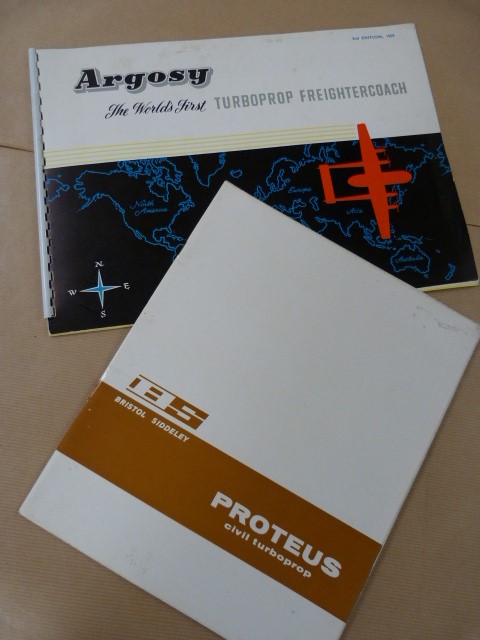 AW Argosy and Bristol Proteus Engine Brochures Argosy brochure 3rd edition 1959 contains 22 pages