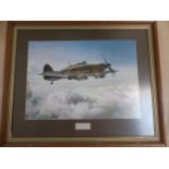 Gerald Palmer Framed Hurricane Print "In the Clear" a print of a painting by Gerald Palmer (1935-