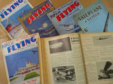 Popular Flying Magazine 1930's Complete year of 1936 in one volume plus loose issues of Feb 1937,