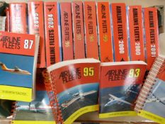 Air Britain Airline Books 26 copies of Airline Fleets from 1978 to 2005 , Jet Airliners of the World