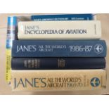 Janes Aircraft Books X 9 Janes All the World's Aircraft 1963-1964, 1986-1987, 1990-1991, 1991-92