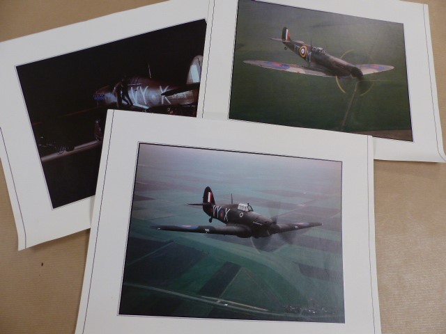 Battle of Britain Memorial Flight Photo Posters: Twelve photographs featuring Lancaster,Spitfire & - Image 5 of 7