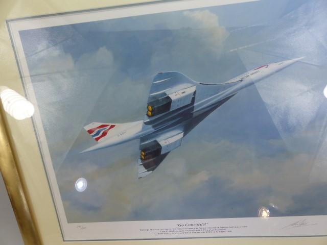 Limited edition print entitled "Go Concorde" number 389/750 by Ian Wilson-Dick 2001. Signed in - Image 6 of 6