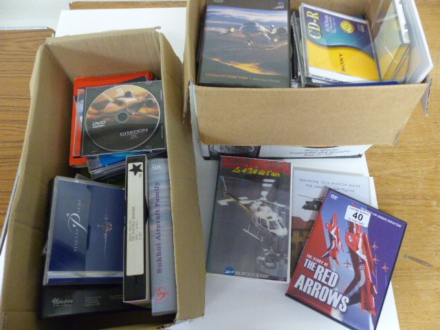 Aircraft DVD'S and Videos: A selection of DVD'S, Photo CD's and 13 Videos. DVD include The Story