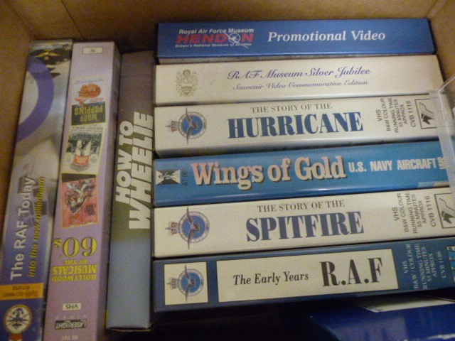 Aircraft DVD'S and Videos: A selection of DVD'S, Photo CD's and 13 Videos. DVD include The Story - Image 4 of 4