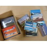 650+ Aircraft & Airport Postcards: Dating from the late 1940's to present day Approx 160 Airline