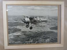 Gloster Gladiator signed Photograph by Russell Adams 1959: Another item from the Derek N James