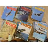 Wings Encyclopedia Magazines Just under 100 issues of Wings