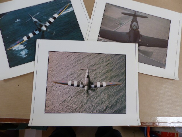 Battle of Britain Memorial Flight Photo Posters: Twelve photographs featuring Lancaster,Spitfire &