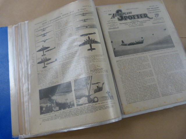 The Aeroplane Spotter: Three ring binders of Aeroplane Spotter from Issue 1 January 1941 to Issue - Image 2 of 4