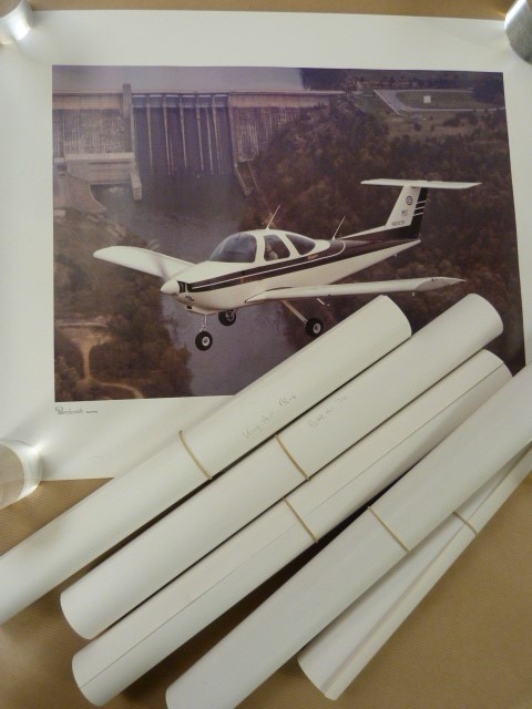 Beechcraft Promotional Posters: Set of six posters measuring 51x40cm featuring King Air C90, Super