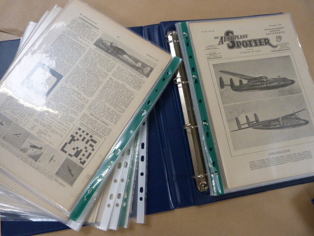 The Aeroplane Spotter: Three ring binders of Aeroplane Spotter from Issue 1 January 1941 to Issue - Image 4 of 4