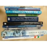 Aviation Books: A lot of 12 books including Wings of the Navy, Above the Trenches, BAC One-Eleven,