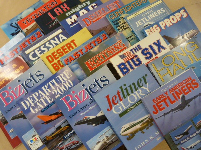 Osprey and Airlife Books: A lot of 27 books including Early American Jetliners, Yeovilton, Long