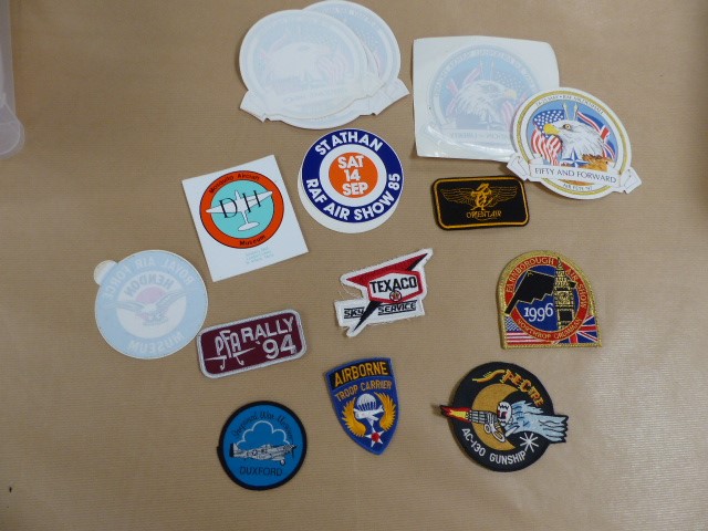 Military Stickers & Assorted Patches: Military Aviation Stickers NATO AWACS, NATO 1949-89 x2, - Image 2 of 2