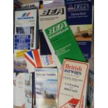 A large quantity of Airline timetables: Around 700 Airline timetables with the majority from the