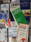 A large quantity of Airline timetables: Around 700 Airline timetables with the majority from the