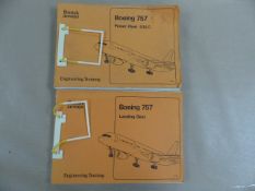 British Airways Boeing 757 Maintenance Manuals Landing Gear and Power Plant 535C volumes
