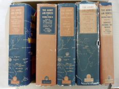 The Army Air Forces in World War II Books Five volumes all with Dust Jackets and believed to be part