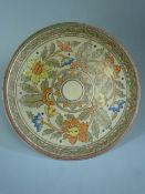 Ducal Pottery Wall charger designed by Charlotte Rhead shape no. 5983. Approx diameter - 32cm