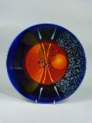 Alan Clarke signed studio Pottery charger/plate approx 25cm
