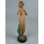 Unglazed plaster model of a nude Art Deco Lady Rd no - 817445