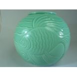 Spode Royal Jade Globular vase designed by Eric Olsen