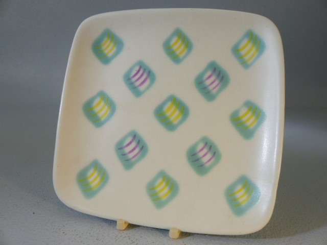 Poole Pottery Freeform trinket pieces. To include a Candle Holder and two other pieces - Image 4 of 8