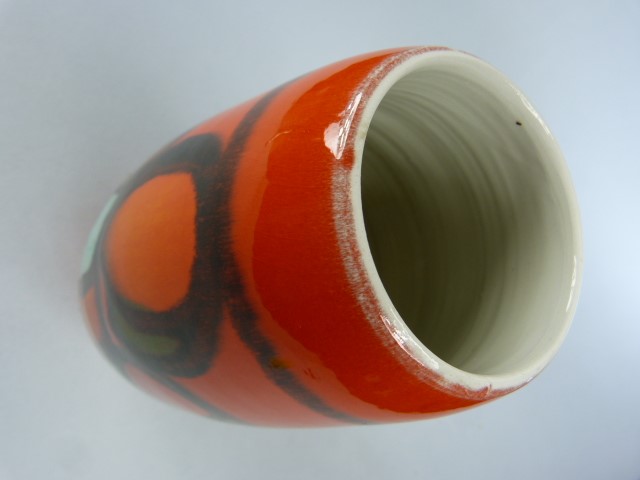 Delphis Range studio Pottery poole vase Shape No. 84. 22cm high - Image 6 of 7