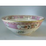 Staffordshire Pearlware Bowl - has had repairs