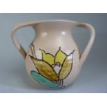 SUSIE COOPER for Crown Works Burslem 1936. Shape No. 697. The Three handled vase with tube lined