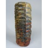 Bernard Rooke marked pottery sleeve vase.