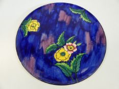 1930's Hollinshead and Kirkham Tunstall bread plate - approx 29cm diameter.