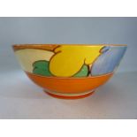 CLARICE CLIFF FANTASQUE - Bizarre - Large bowl approx 19cm Diameter.