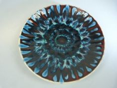 Poole Pottery Delphis plate Shape no 3