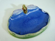 Royal Doulton Dish decorated with a Dragon Fly for the Proprietors of Wrights Coaltar Soap