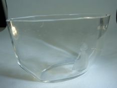 ORREFORS - A 1960's Crystal glass vase/bowl no. F2769 by Edvin Ohrstrom 'Wish upon a Star'.