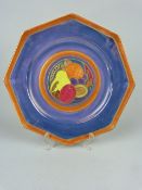 Susie Cooper 'Gloria Lustre' hexagonal plate for A. E Gray & Co Ltd.