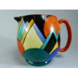 Gray's Pottery Jug designed by Susie Cooper in the Mountains and Moons Geometric pattern.Approx