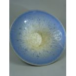 Portmeirion Starfire collection 'Sapphire' bowl of large size