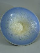 Portmeirion Starfire collection 'Sapphire' bowl of large size