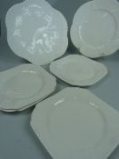 Shelley Dainty White Porcelain comprising of 5 plates and a Tazza