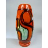 Poole Pottery Delphis range vase Shape No 15. 20cm high.