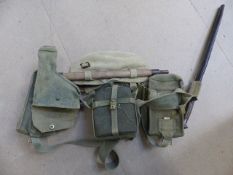 WWW Military tool belt MKII containing tools and Bayonet