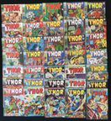 Marvel Thor volume 1 comics, issues: #126 (1st self-titled issue); #173- 182; #185- 193; #196; #197;