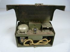 Military Metal cased telephone 'D' Mark V.