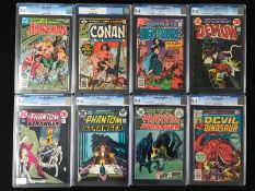 Eight CGC graded DC and Marvel comics: DC The Phantom Stranger #24 (3-4/73) grade 9.2; DC The