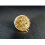 Half Gold Sovereign Edward VII 1908